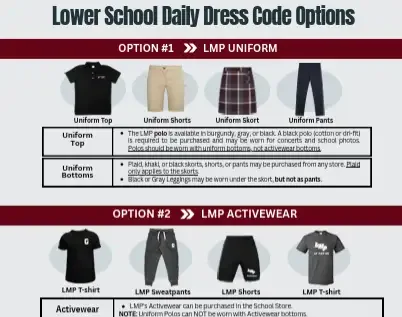 Lower School Student Handbook & Dress Code
