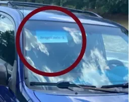 Carline Signs for Vehicles